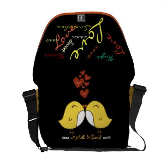 Tweet Love Fashion Handbag Courier Bag