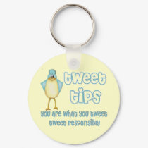 Tweet Me Mania! keychains