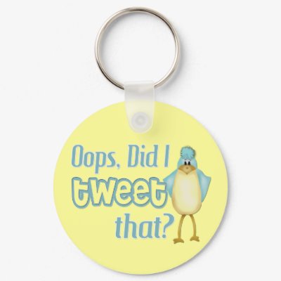 Tweet Me Mania! Keychains by FracturedTees