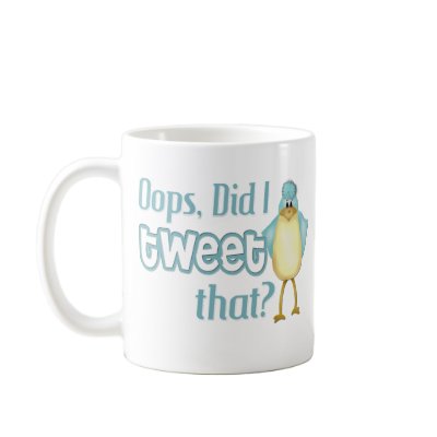 Tweet Me Mania! Coffee Mugs by FracturedTees