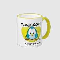 Tweet Me Mug mugs