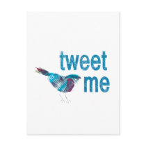 Tweet ME postcards