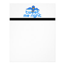 Tweet Me Right Letterhead Design