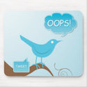 Tweet! Mouse Pad mousepads by jjulianus Tweet! Mouse Pad mousepads
