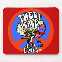 Tweet Peace! mousepad