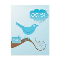Tweet! Postcard by jjulianus Tweet! Postcard