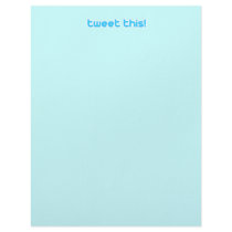 Tweet this letterhead