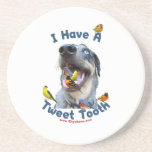 Tweet Tooth Bird Dog Beverage Coasters