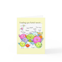 Tweet Tweet Birthday/ friendship card
