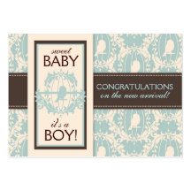 Tweet Tweet Boy Gift Tag Business Cards