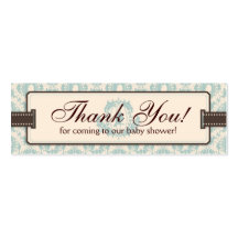 Tweet Tweet Boy TY Skinny Gift Tag Business Card Template