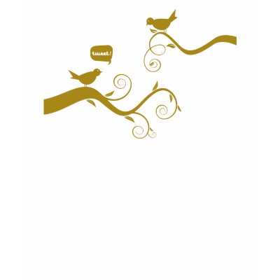 Tweet! Tweet! Springtime! T-shirt by bsilvia