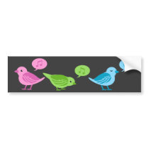 Tweet-Tweet-Tweet Funny twitter birds Bumper Sticker