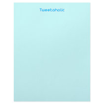 Tweetaholic letterhead