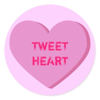 Tweetheart Conversation Heart Sticker sticker