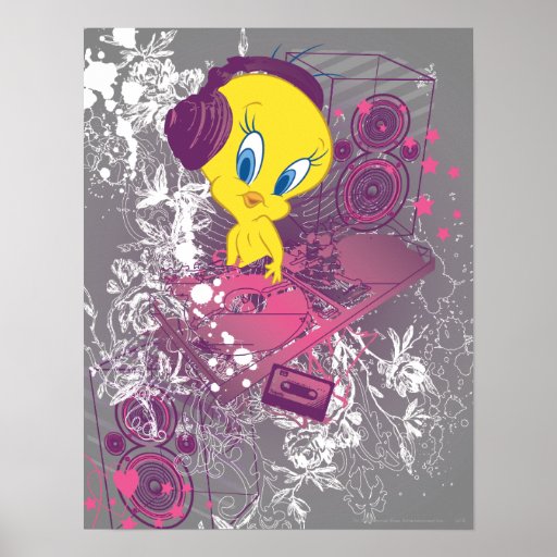Tweety Djing Print