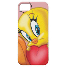 Tweety Holding Heart iPhone 5 Cases
