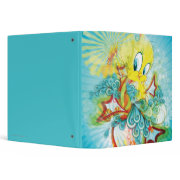Tweety In Blue Wave binder