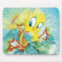 Tweety In Blue Wave Mousepads