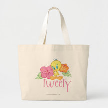 Tweety Tropical Flowers Bag