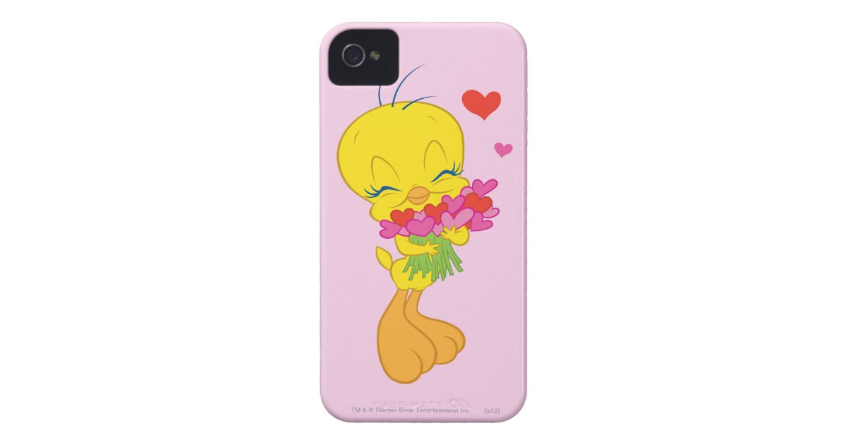 Tweety™ Valentine Hearts Iphone 4 Cover Zazzle