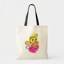Tweety With Hearts Tote Bag