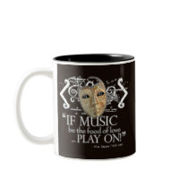 Twelfth Night Music Quote Coffee Mug