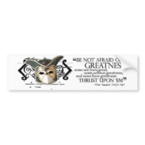Twelfth Night Quote bumper stickers