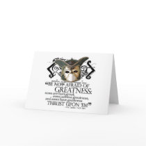 Twelfth Night Quote Greeting Card