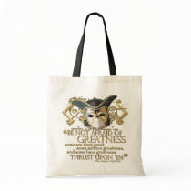 Twelfth Night Quote (Gold Version) Tote Bag