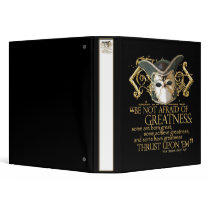 Twelfth Night Quote (Gold Version) Binders