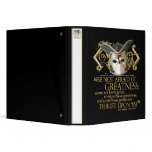 Twelfth Night Quote (Gold Version) binders