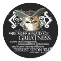 Twelfth Night Quote Sticker