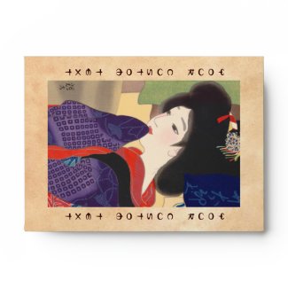 Twelve Aspects of Fine Women, Noren Terukata Ikeda Envelope