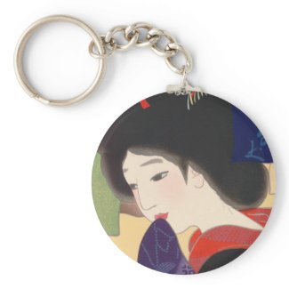 Twelve Aspects of Fine Women, Noren Terukata Ikeda Keychain