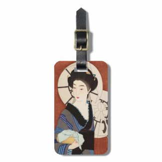 Twelve Aspects of Women, After The Bath Kotondo Luggage Tag
