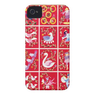 Twelve Days of Christmas, the traditional carol iPhone 4 Case