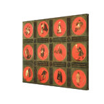Twelve Proverbs, c.1558-60 Gallery Wrap Canvas