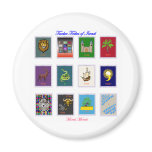 Twelve Tribes of Israel Std. Magnets