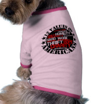 Twelve Values of Americans pet clothing by outoftheboxx Twelve Values of Americans pet clothing