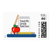 Twelvth Grade Teacher (Notebook) postage by LushLaundry Twelvth Grade Teacher (Notebook) postage