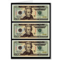 Twenty Dollar Bills cards by Hoffard Twenty Dollar Bills cards