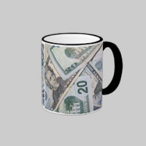 Twenty Dollar Mug mugs