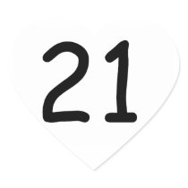 Twenty One Sticker