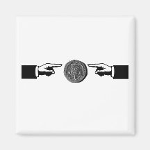 twenty pence refrigerator magnets