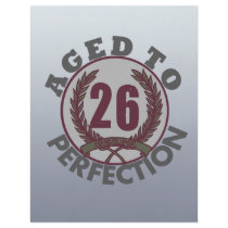 Twenty Six and aged to Perfection Birthday Full Color Flyer