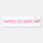 twenty-six point two bumper stickers