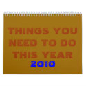 TWENTY   TEN calendars