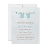 Twice As Nice Baby Boy Shower Invitations