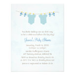 Twice As Nice Baby Boy Shower Invitations